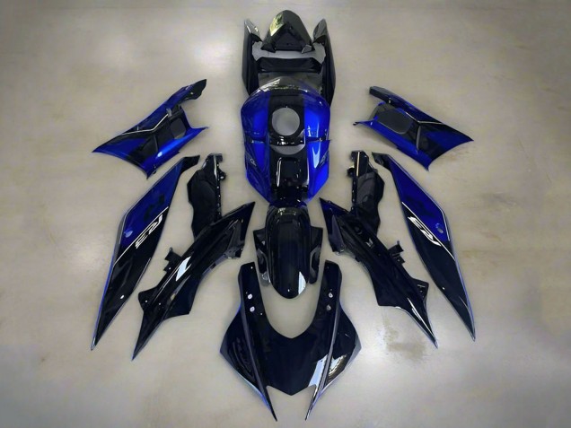 2019-2021 Blue Glossy Dark Blue Yamaha YZF R3/R25 Motorcycle Fairings UK