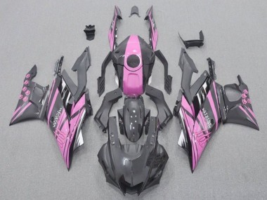 Buy 2019-2021 Pink Black Monster Yamaha YZF R3/R25 Motorcycle Fairings UK