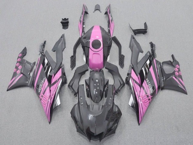 2019-2021 Pink Black Monster Yamaha YZF R3/R25 Motorcycle Fairings UK