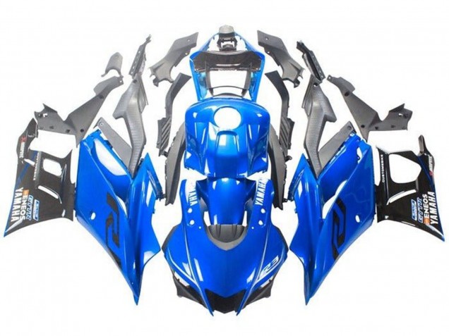 2019-2021 Blue Black Yamaha YZF R3/R25 Motorcycle Fairings UK