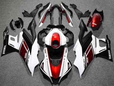 Buy 2022-2024 White Red Black Yamaha YZF R3/R25 Motorcycle Fairings UK