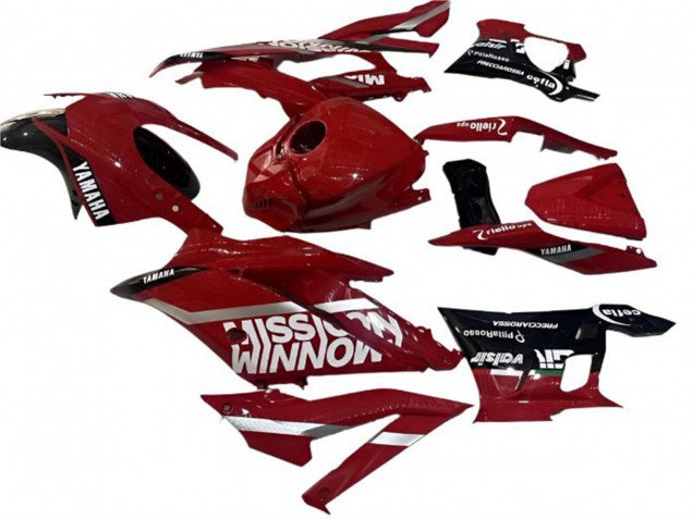 2022-2024 Red Black Valsir Yamaha YZF R3/R25 Motorcycle Fairings UK