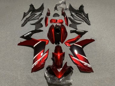 Buy 2022-2024 Red White Glossy Black Yamaha YZF R3/R25 Motorcycle Fairings UK
