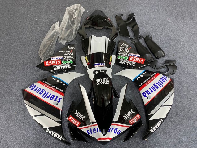 2009-2011 White Black Red Sterilgarda Racing Yamaha YZF 1000 R1 Motorcycle Fairings UK
