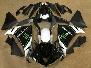 Buy 2009-2011 White Black Green Monster Energy Yamaha YZF 1000 R1 Motorcycle Fairings UK