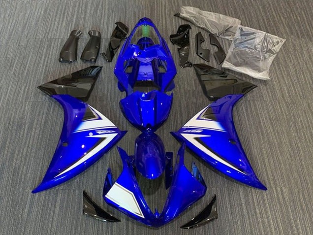 2009-2011 Blue White Black Yamaha YZF 1000 R1 Motorcycle Fairings UK