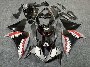 Buy 2009-2011 Grey Black Red White Shark Yamaha YZF 1000 R1 Motorcycle Fairings UK