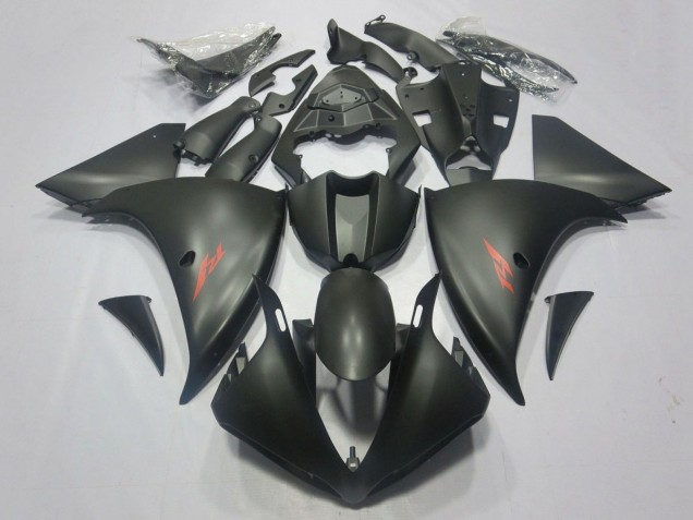 2009-2011 Matte Black Red Decal Yamaha YZF 1000 R1 Motorcycle Fairings UK
