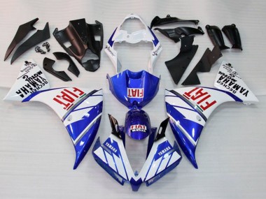 Buy 2009-2011 White Blue Red Fiat Yamaha YZF 1000 R1 Motorcycle Fairings UK