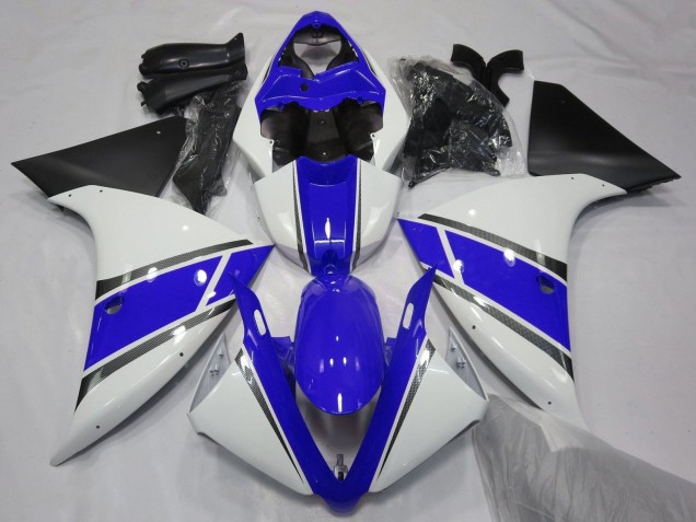 2009-2011 White Blue Silver Matte Black Yamaha YZF 1000 R1 Motorcycle Fairings UK