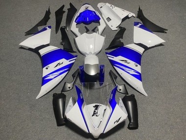 Buy 2009-2011 White Blue Silver Black Stripe Yamaha YZF 1000 R1 Motorcycle Fairings UK