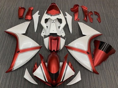 Buy 2012-2014 White Orange Yamaha YZF 1000 R1 Motorcycle Fairings UK