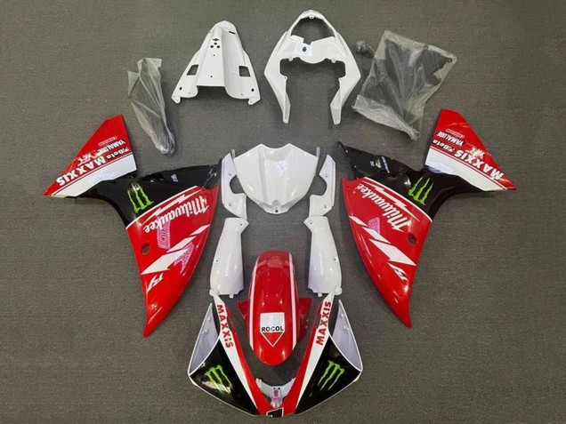 2012-2014 White Red Black Green Milwaukee Maxxis Monster Yamaha YZF 1000 R1 Motorcycle Fairings UK