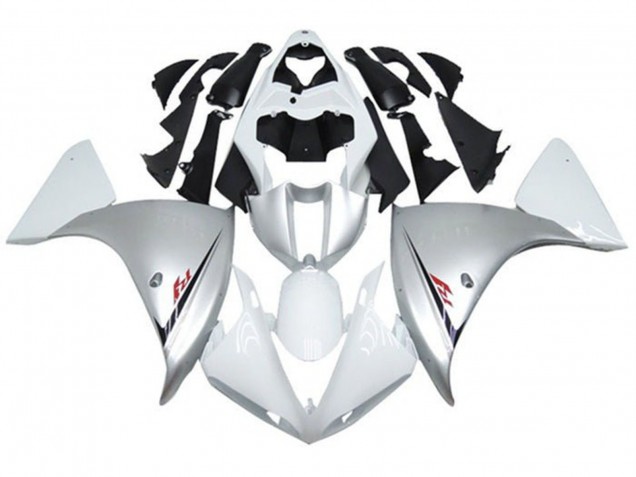 2012-2014 Silver White Yamaha YZF 1000 R1 Motorcycle Fairings UK