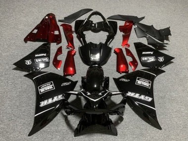 Buy 2012-2014 Glossy Black Red White GYTR Yamalube QHLINS Yamaha YZF 1000 R1 Motorcycle Fairings UK