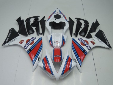 Buy 2012-2014 White Red Blue Black Martini Yamaha YZF 1000 R1 Motorcycle Fairings UK