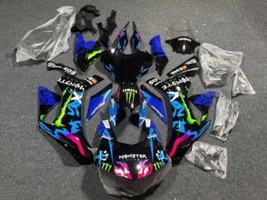 Buy 2015-2019 Black Blue Pink Green Monster ENEOS Yamaha YZF 1000 R1 Motorcycle Fairings UK