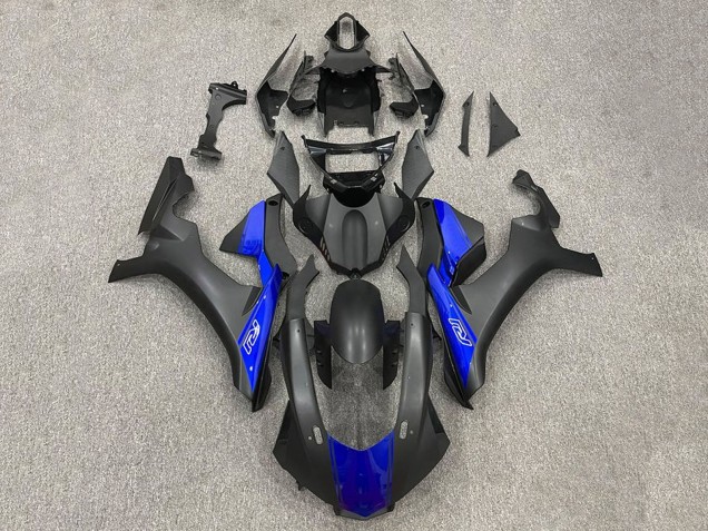 2015-2019 Matte Black Blue Yamaha YZF 1000 R1 Motorcycle Fairings UK