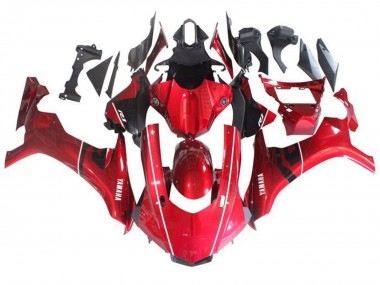 Buy 2015-2019 Red Black White Stripe Yamaha YZF 1000 R1 Motorcycle Fairing UK