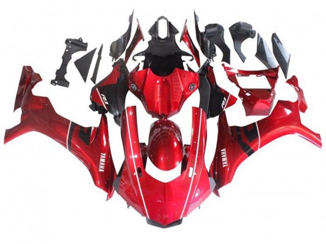 2015-2019 Red Black White Stripe Yamaha YZF 1000 R1 Motorcycle Fairing UK