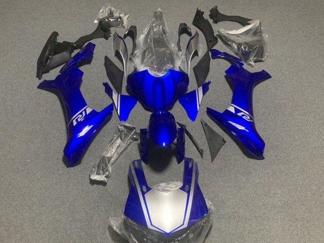 2015-2019 Blue Silver Yamaha YZF 1000 R1 Motorcycle Fairings UK