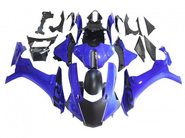 2015-2019 Blue Matte Black Yamaha YZF 1000 R1 Motorcycle Fairings UK