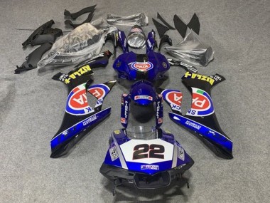 Buy 2015-2019 Blue White Black Red Pata 22 Yamaha YZF 1000 R1 Motorcycle Fairings UK