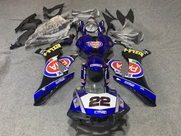 2015-2019 Blue White Black Red Pata 22 Yamaha YZF 1000 R1 Motorcycle Fairings UK