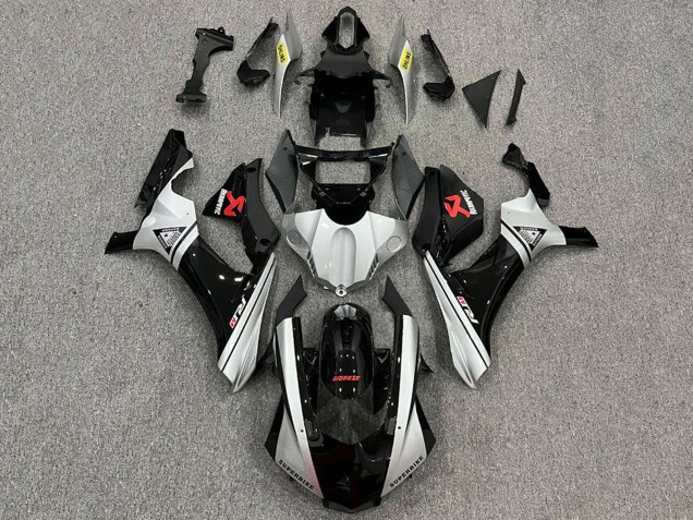 2015-2019 Silver Black Yamaha YZF 1000 R1 Motorcycle Fairings UK