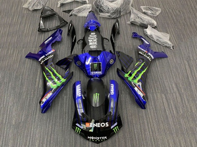 2015-2019 Blue Black Monster ENEOS Yamaha YZF 1000 R1 Motorcycle Fairings UK