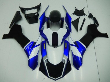 Buy 2015-2019 Blue White Black Yamaha YZF 1000 R1 Motorcycle Fairings UK