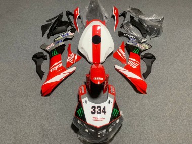Buy 2015-2019 White Red Black Green Monster Milwaukee 334 Yamaha YZF 1000 R1 Motorcycle Fairings UK