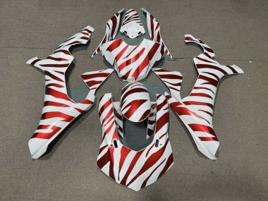 Buy 2015-2019 White Red Zebra Yamaha YZF 1000 R1 Motorcycle Fairings UK
