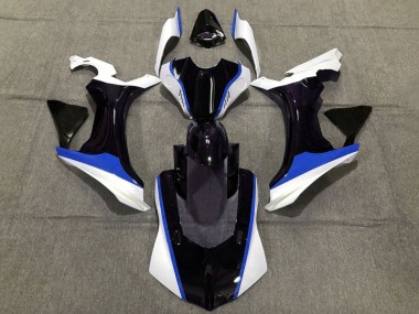 Buy 2015-2019 White Glossy Black Blue Yamaha YZF 1000 R1 Motorcycle Fairings UK
