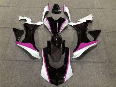 Buy 2015-2019 White Glossy Black Pink Yamaha YZF 1000 R1 Motorcycle Fairings UK