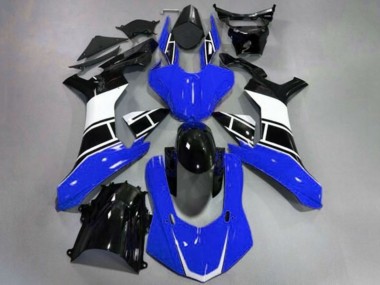 Buy 2015-2019 Blue White Glossy Black Yamaha YZF 1000 R1 Motorcycle Fairing UK