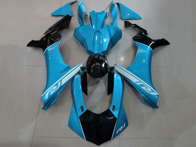 2015-2019 Blue Silver Glossy Black Yamaha YZF 1000 R1 Motorcycle Fairings UK