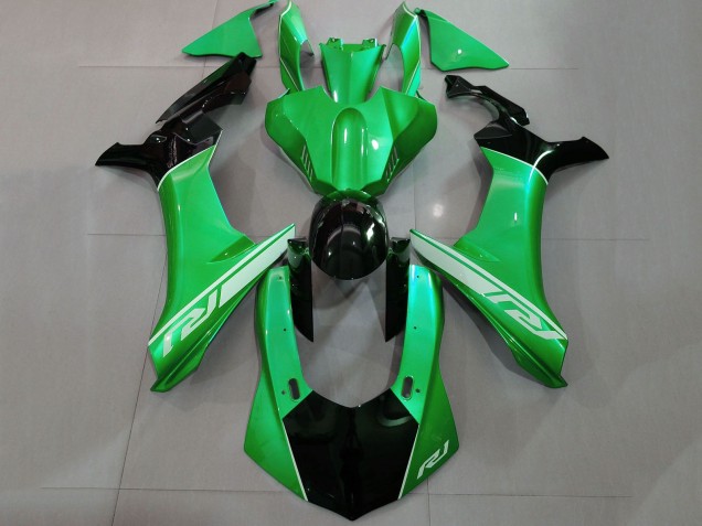 2015-2019 Green Glossy Black Silver Yamaha YZF 1000 R1 Motorcycle Fairings UK