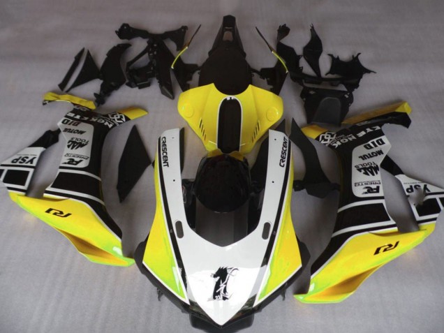 2015-2019 Yellow White Black Yamaha YZF 1000 R1 Motorcycle Fairings UK