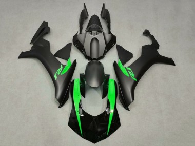 Buy 2015-2019 Matte Black Glossy Black Green Yamaha YZF 1000 R1 Motorcycle Fairings UK