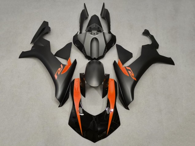 2015-2019 Matte Black Glossy Black Orange Yamaha YZF 1000 R1 Motorcycle Fairings UK