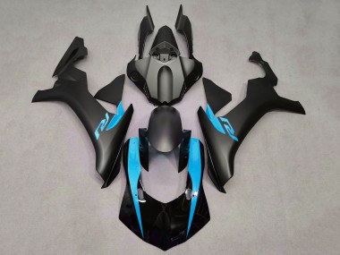 Buy 2015-2019 Matte Black Glossy Black Light Blue Yamaha YZF 1000 R1 Motorcycle Fairings UK
