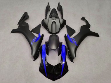 Buy 2015-2019 Matte Black Glossy Black Blue Yamaha YZF 1000 R1 Motorcycle Fairings UK