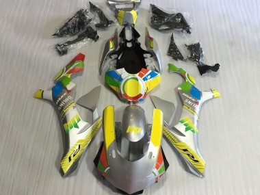 Buy 2015-2019 Silver Yellow Blue Red Color Wheel Yamaha YZF 1000 R1 Motorcycle Fairings UK