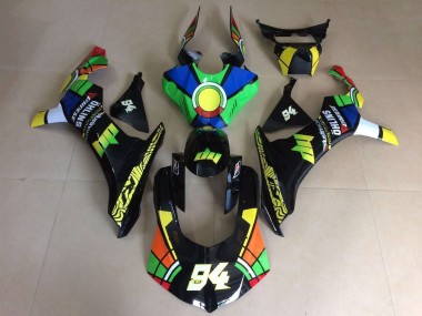 Buy 2015-2019 Green Blue Yellow Black Red Color Wheel 94 Yamaha YZF 1000 R1 Motorcycle Fairings UK