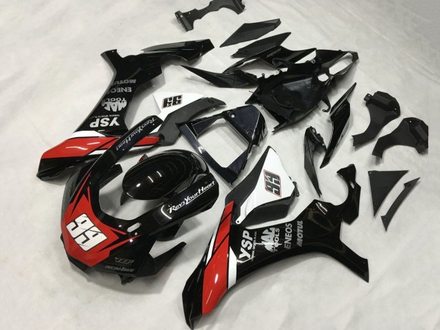 2015-2019 Glossy Black White Red ENEOS Motul YSP 99 Yamaha YZF 1000 R1 Motorcycle Fairings UK