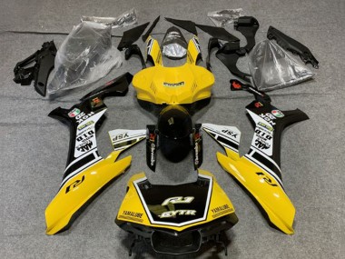 Buy 2020-2025 Yellow White Glossy Black GYTR Yamaha YZF 1000 R1 Motorcycle Fairings UK