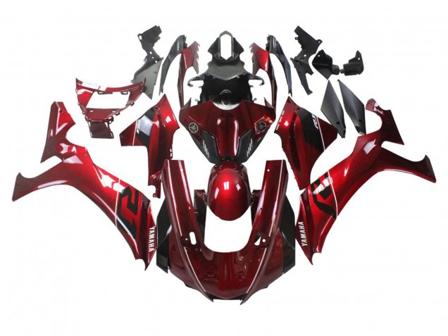 2020-2025 Red White Black Stripe Yamaha YZF 1000 R1 Motorcycle Fairings UK
