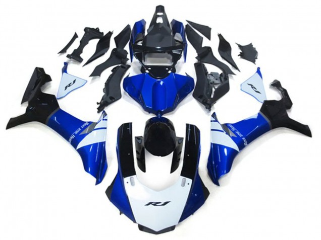 2020-2025 White Blue Glossy Black Yamaha YZF 1000 R1 Motorcycle Fairing Kits UK
