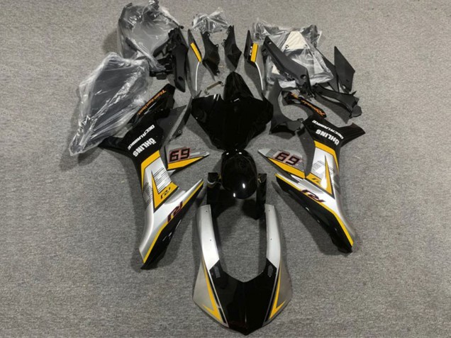 2020-2025 Silver Yellow Glossy Black Yamaha YZF 1000 R1 Motorcycle Fairings UK